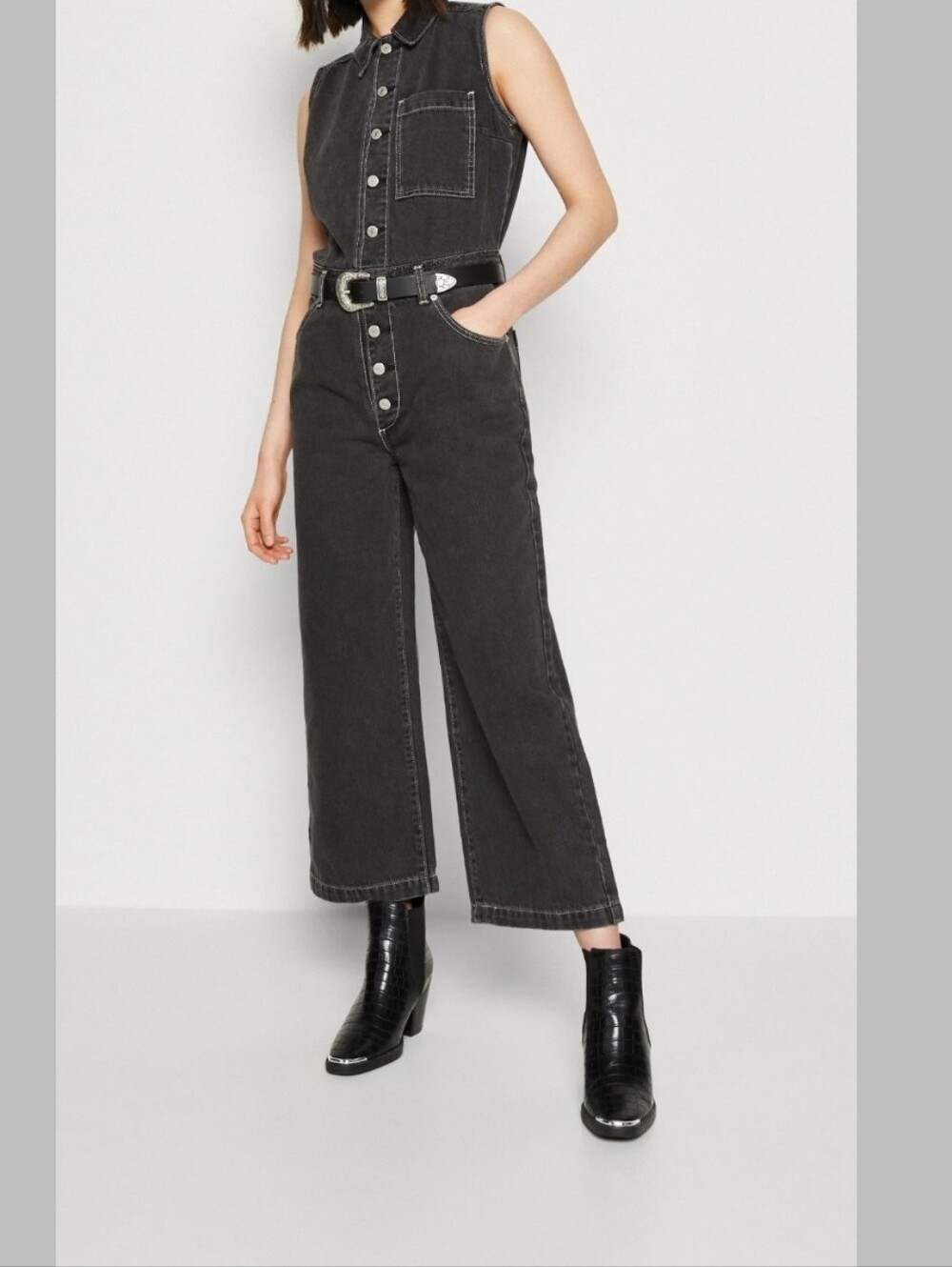 Levi's Sleeveless Denim Jumpsuit Size S